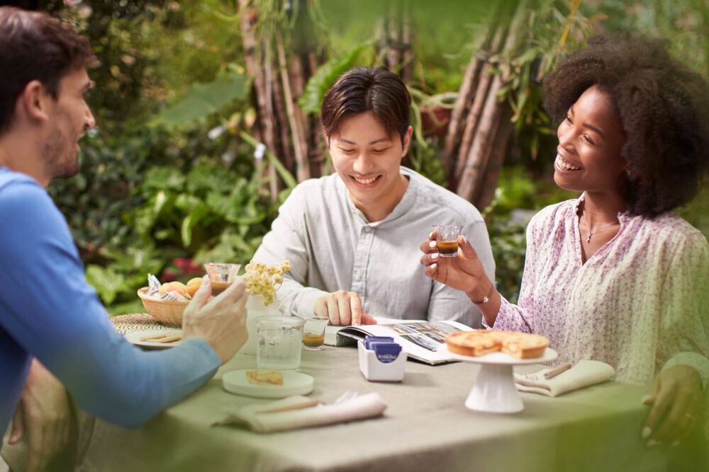 All Natural Insect Repellent People drink coffee and demonstrate how to use coffee as a natural insect repellent for yard