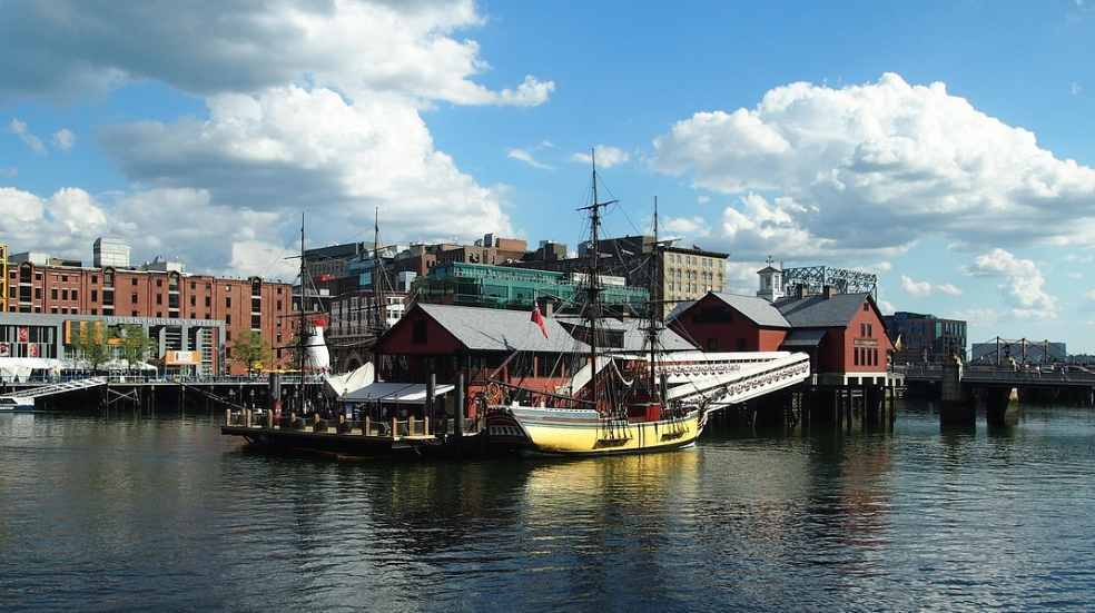 Boston Harbor Modern Day - Americano Coffee History