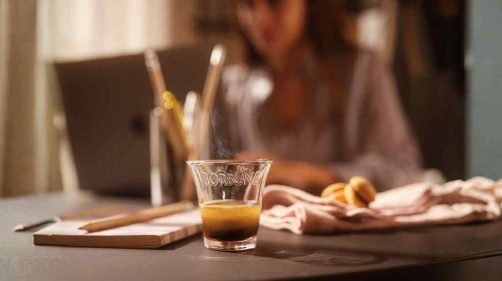 espresso at a table for the importance of taking breaks during work