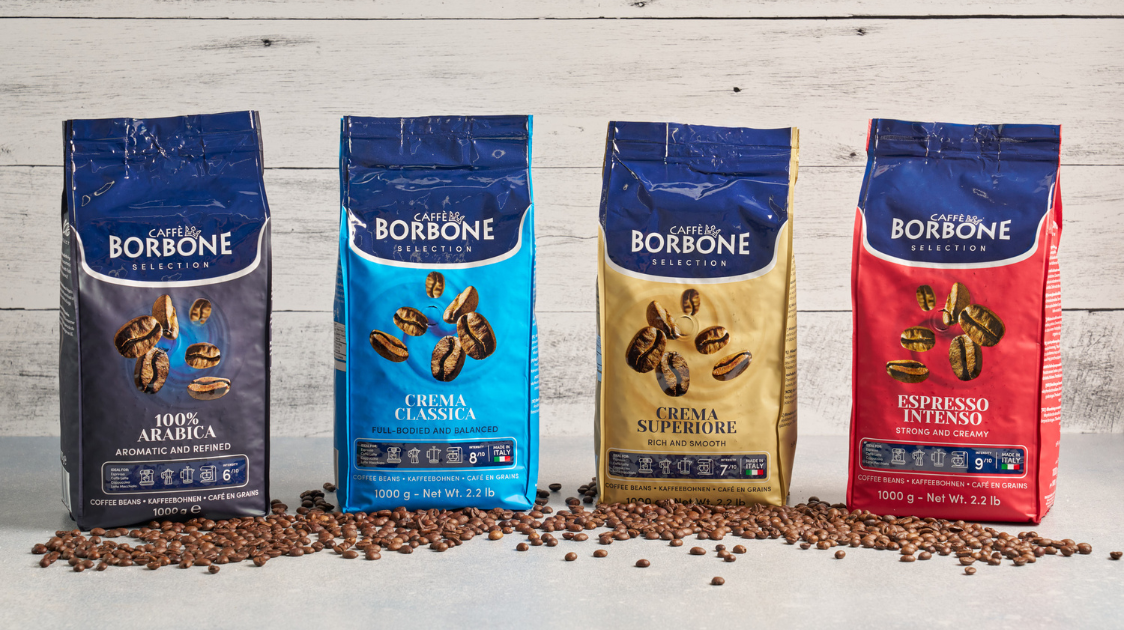 dark roast coffee ground from whole beans